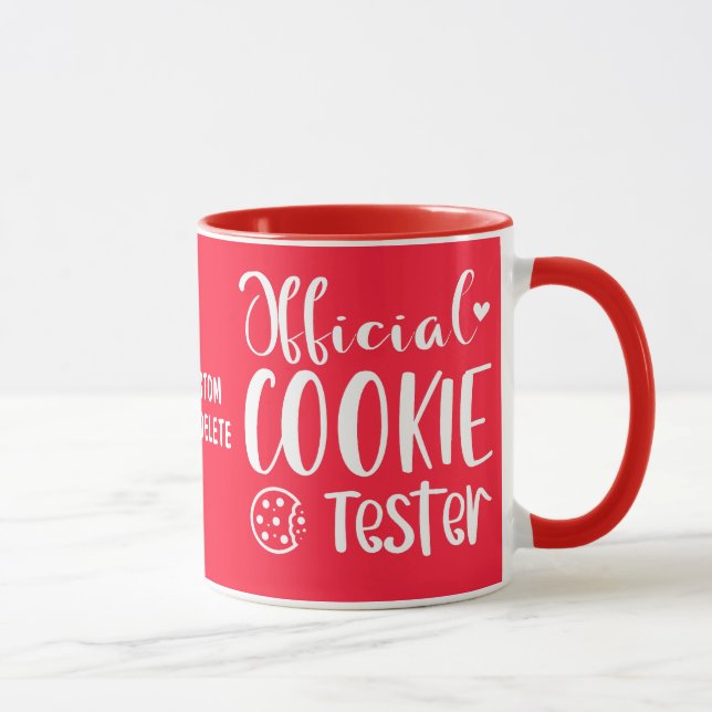 Taza Funny Valentine Official Cookie Tester (Derecha)