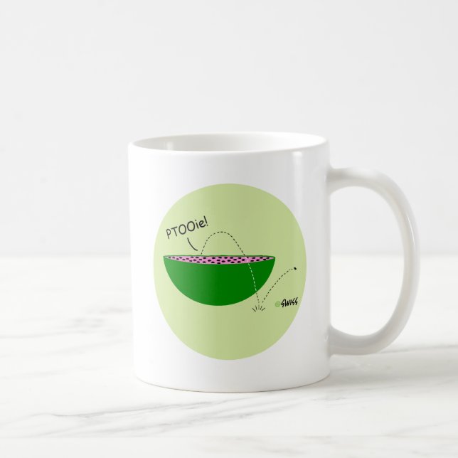 Taza Funny Watermelon Lover Personalizado Coffee Mug (Derecha)