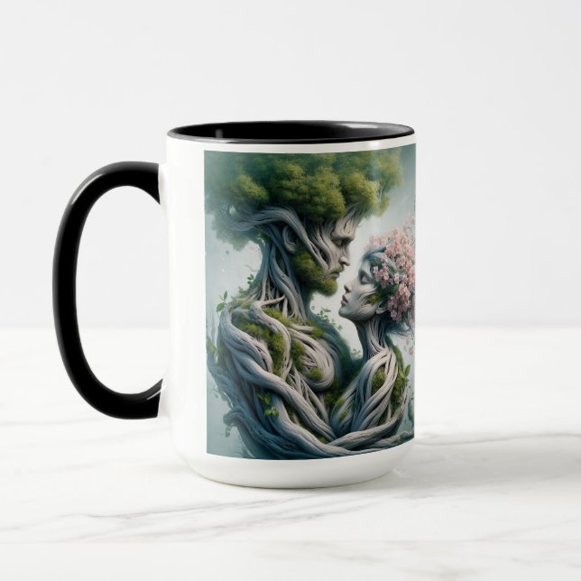 Taza fusão homem e natureza (Izquierda)
