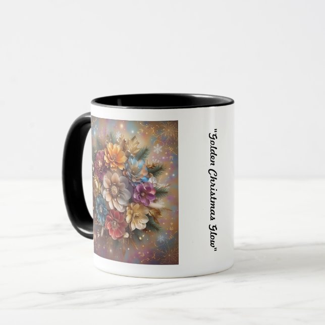 Taza "Fusión de flores de vacaciones" (Anverso izquierdo)