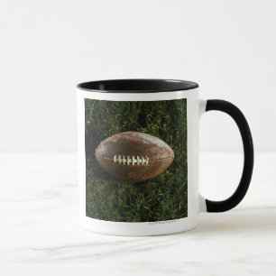 Taza Fútbol americano en hierba, visión desde arriba