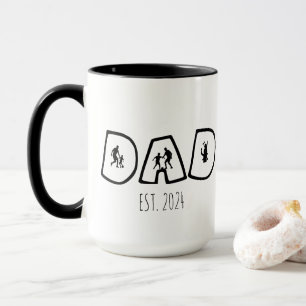 Taza Fútbol DAD y niño