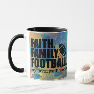 Taza Fútbol Familia Faith