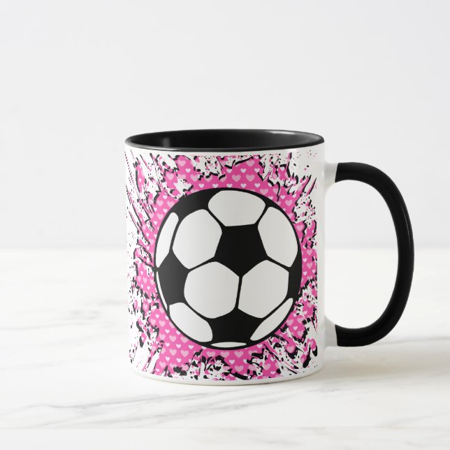 Taza fútbol mancha. (Derecha)