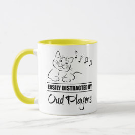 Taza Futbolistas del Oud distran fácilmente a un gato c