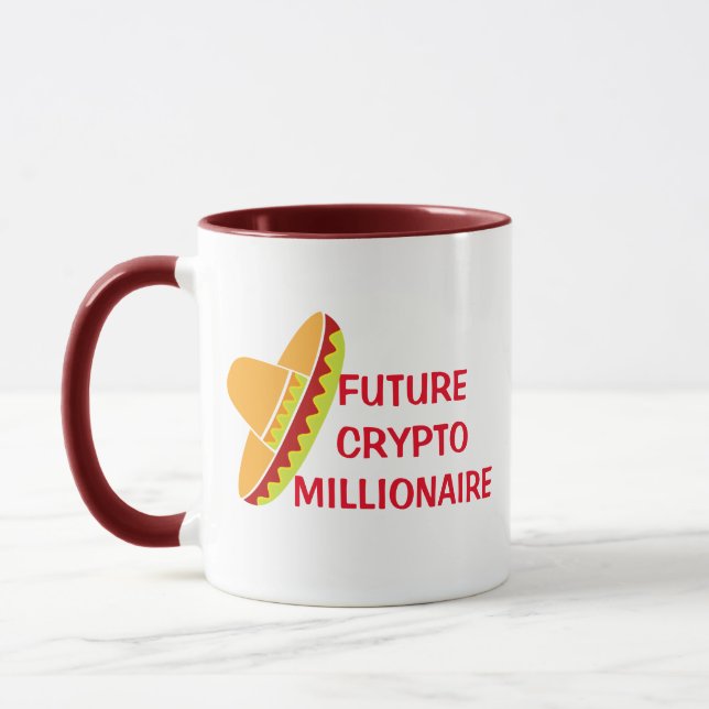 Taza Futuro Crypto Currency Médica Pun Funny Coffee (Izquierda)