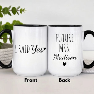 Taza Futuro Sra Personalizado Compromiso