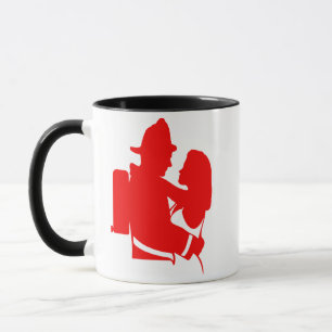 Taza FW13 Pareja de bomberos