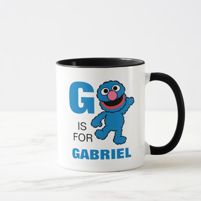 Taza G es para Grover | Agrega tu nombre (Derecha)