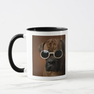 Taza Gafas de sol que llevan del perro