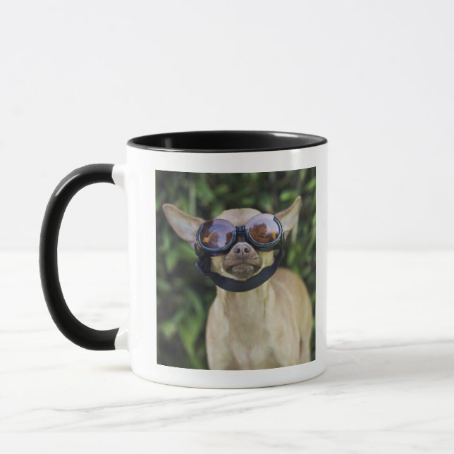 Taza Gafas que llevan de la chihuahua (Izquierda)