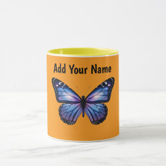 Taza Galaxia Personalizada Mariposa Nebulosa Cósmica Es
