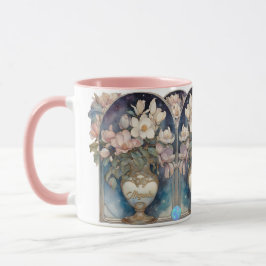 Taza Galaxia rosa Magnolias Mug personalizado