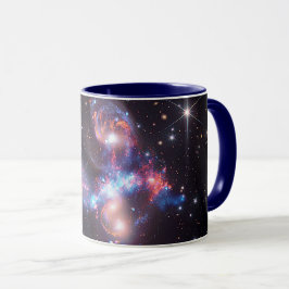 Taza Galaxias Quintet de Stephan | Hubble & JWST