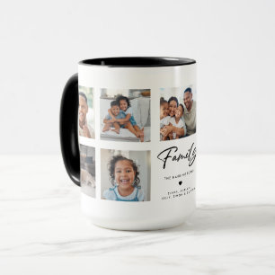 Taza Galería de 9 fotos personalizadas para la familia 