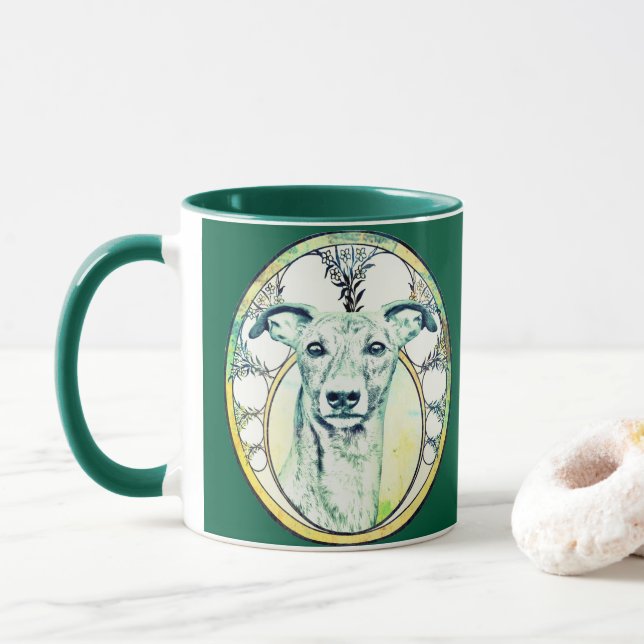 Taza Galgo delicado  (Con donut)