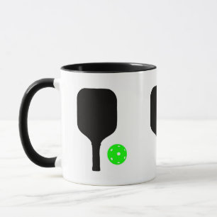 Taza Gálibas de pellebol y pelota verde