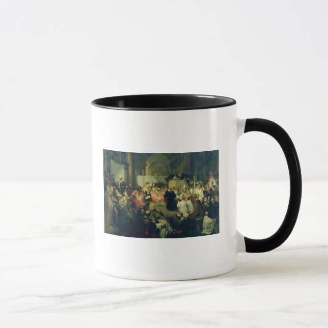 Taza Galilei ante el consejo, 1861 (Derecha)
