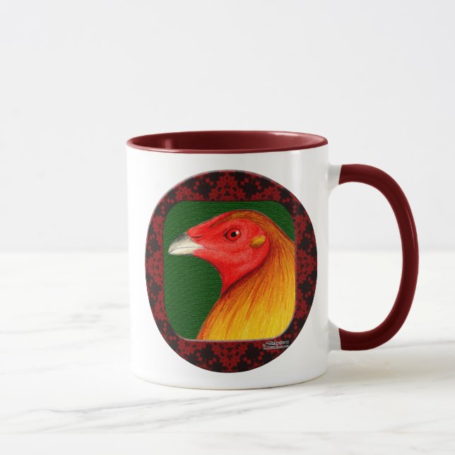 Taza Gallero Enmarcado (Derecha)