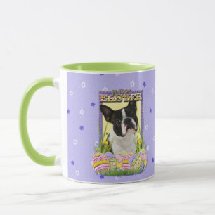 Taza Galletas del huevo de Pascua - Boston Terrier