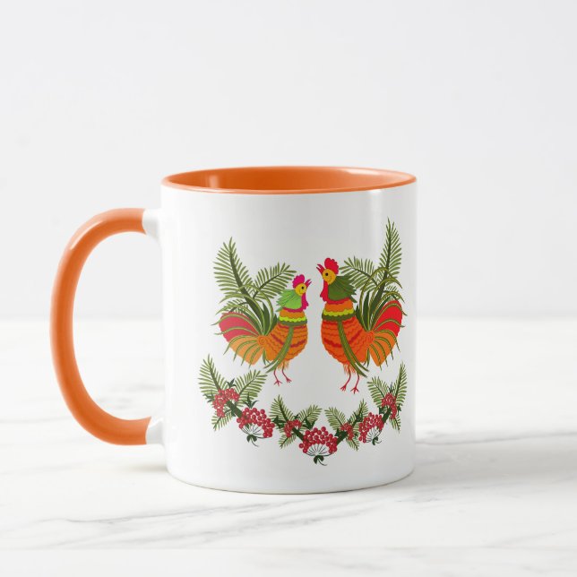 Taza Gallo con gallina (Izquierda)