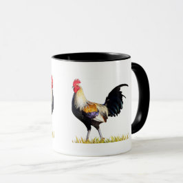 Taza Gallo de oro hermoso de Gamcock del americano de