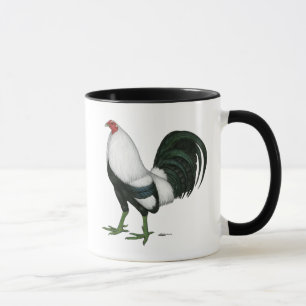 Taza Gallo de pelea Duckwing de plata
