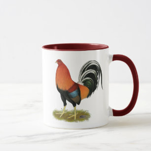 Taza Gallo de trigo del gallo de pelea
