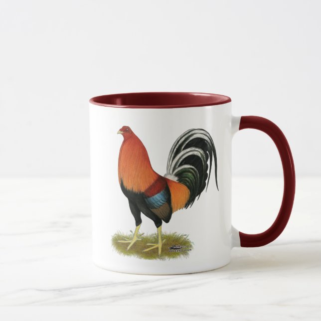 Taza Gallo de trigo del gallo de pelea (Derecha)
