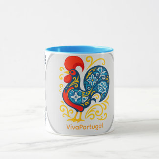 Taza Galo de Barcelos Mug – Portuguese Rooster Azulejo