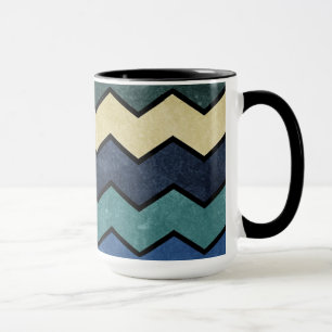 Taza Galones azules de hombres modernos