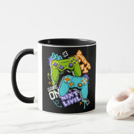 Taza Game controllers Graffiti  Gaming Born To Play 