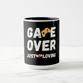 Taza Game Over Just Loving Gamer Art