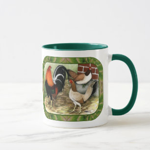 Taza Gamefowl en la granja