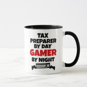 Taza Gamer del preparador de impuestos