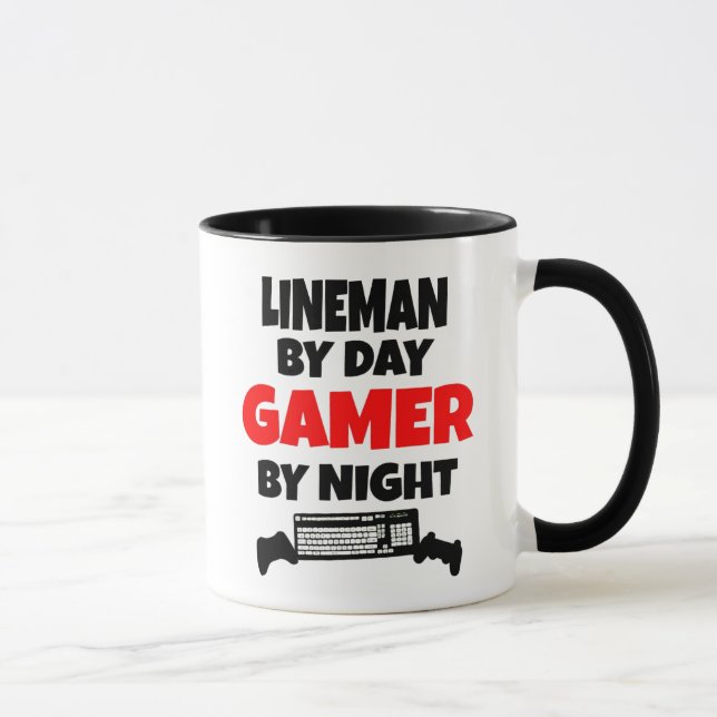 Taza Gamer Lineman (Derecha)