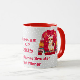 Taza Ganador del concurso subcampeón de suéteres navide
