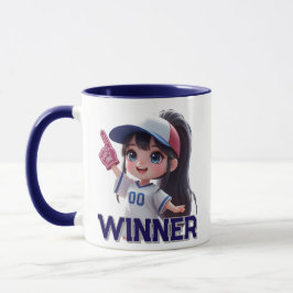 Taza ganador fanático deportes dall