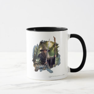 Taza Gandalf con el personal y la espada