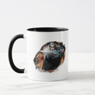 Taza Gandalf con la espada en batalla