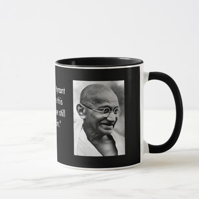 Taza Gandhi sonriente (Derecha)