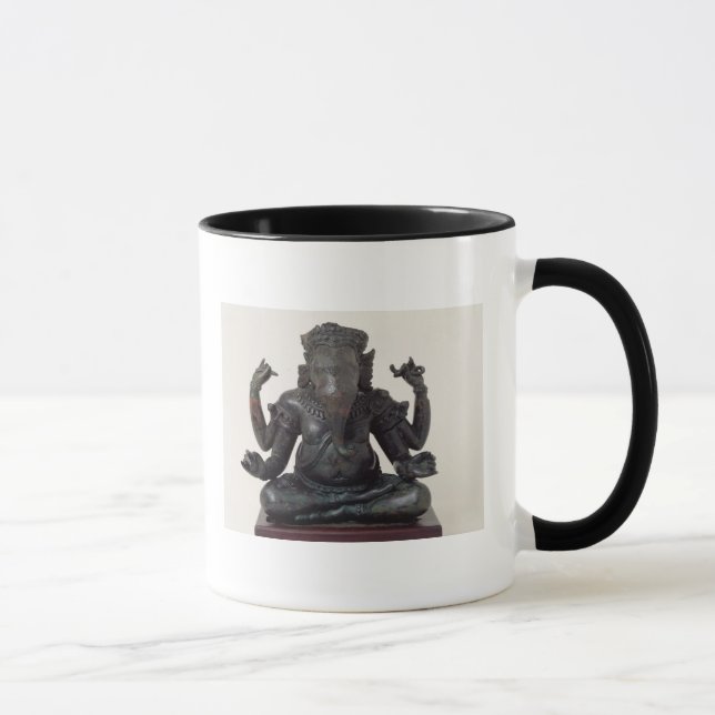 Taza Ganesh, último 12th-early siglo XIII, Angkor (Derecha)