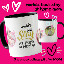 Taza Gangsta FUNNY MOM Cita regalo de FOTO