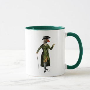 Taza Ganso en Abrigo Verde Abrigo 2