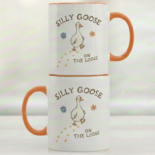 Taza Ganso Tonto Suelto Cita Divertida y Linda