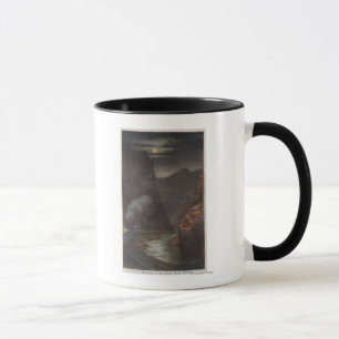 Taza Garganta real, CO - opinión del claro de luna del