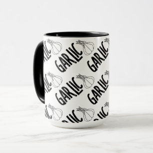 Taza Garlic Garlic Text