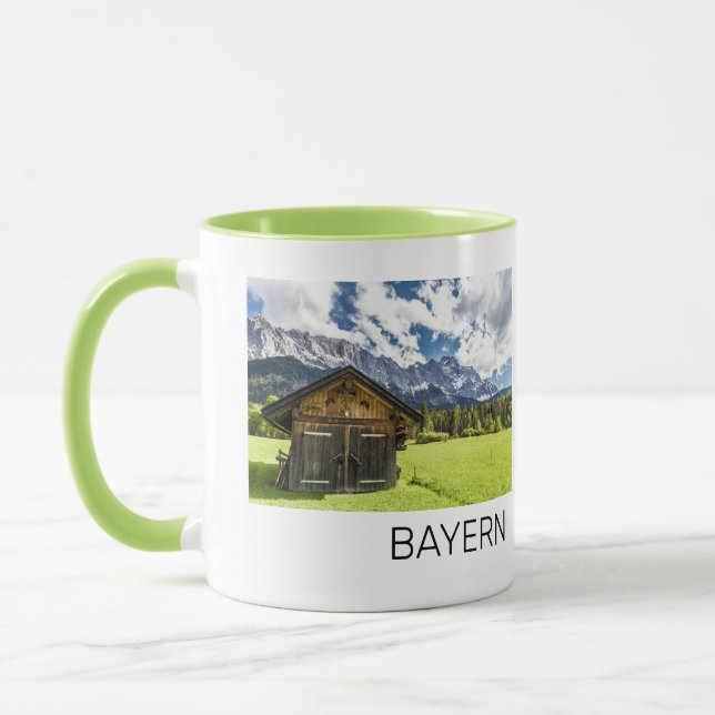 Taza Garmisch Partenkirchen Bavaria Alpes Panorama (Izquierda)