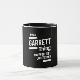 Taza Garrett Personalized Name Birthday Gift