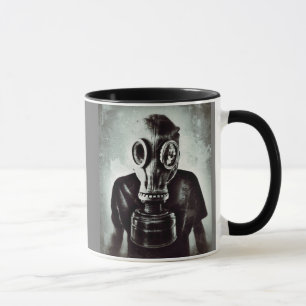 TAZA GAS MASK FUNNY COFFEE MUG